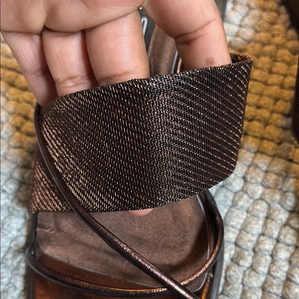Via Spiga Brown Sandals with Knotted Design - Picture 6 of 9